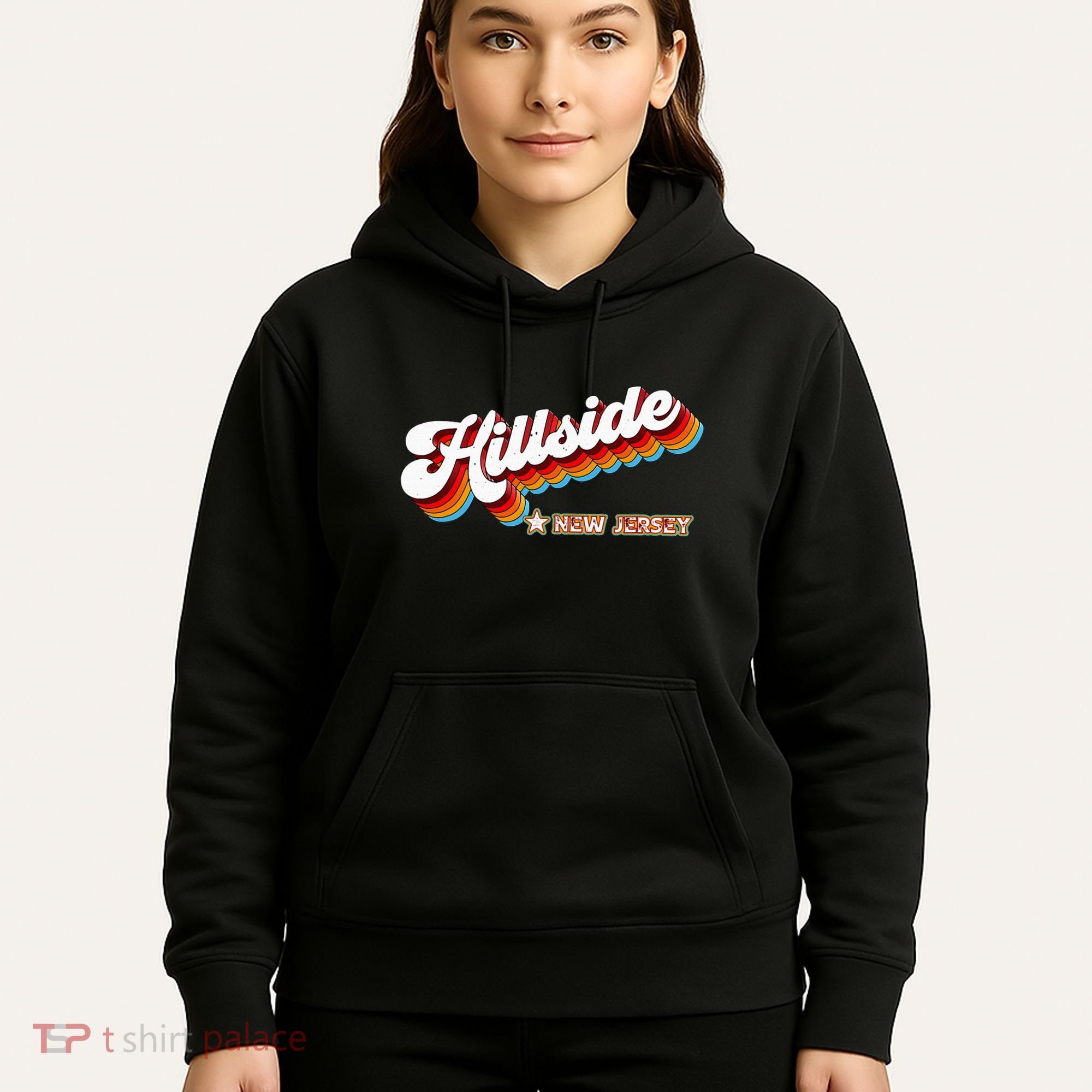 Retro 80s Hillside New Jersey Nj Hoodie