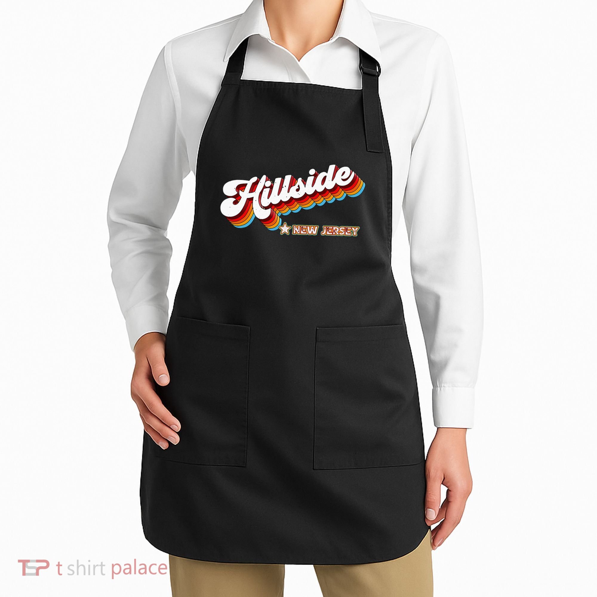 Retro 80s Hillside New Jersey Nj Apron