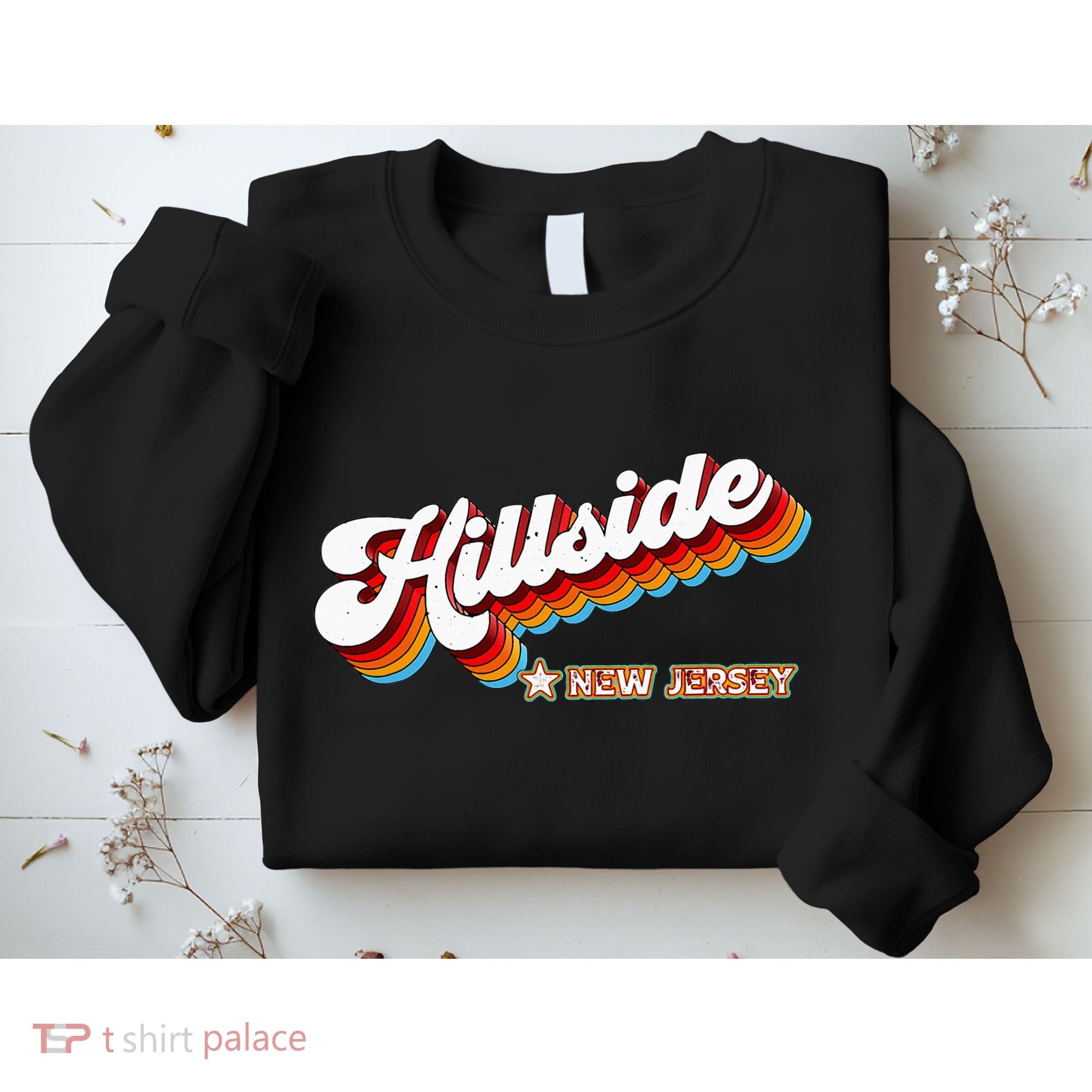 Retro 80s Hillside New Jersey Nj Sweatshirt