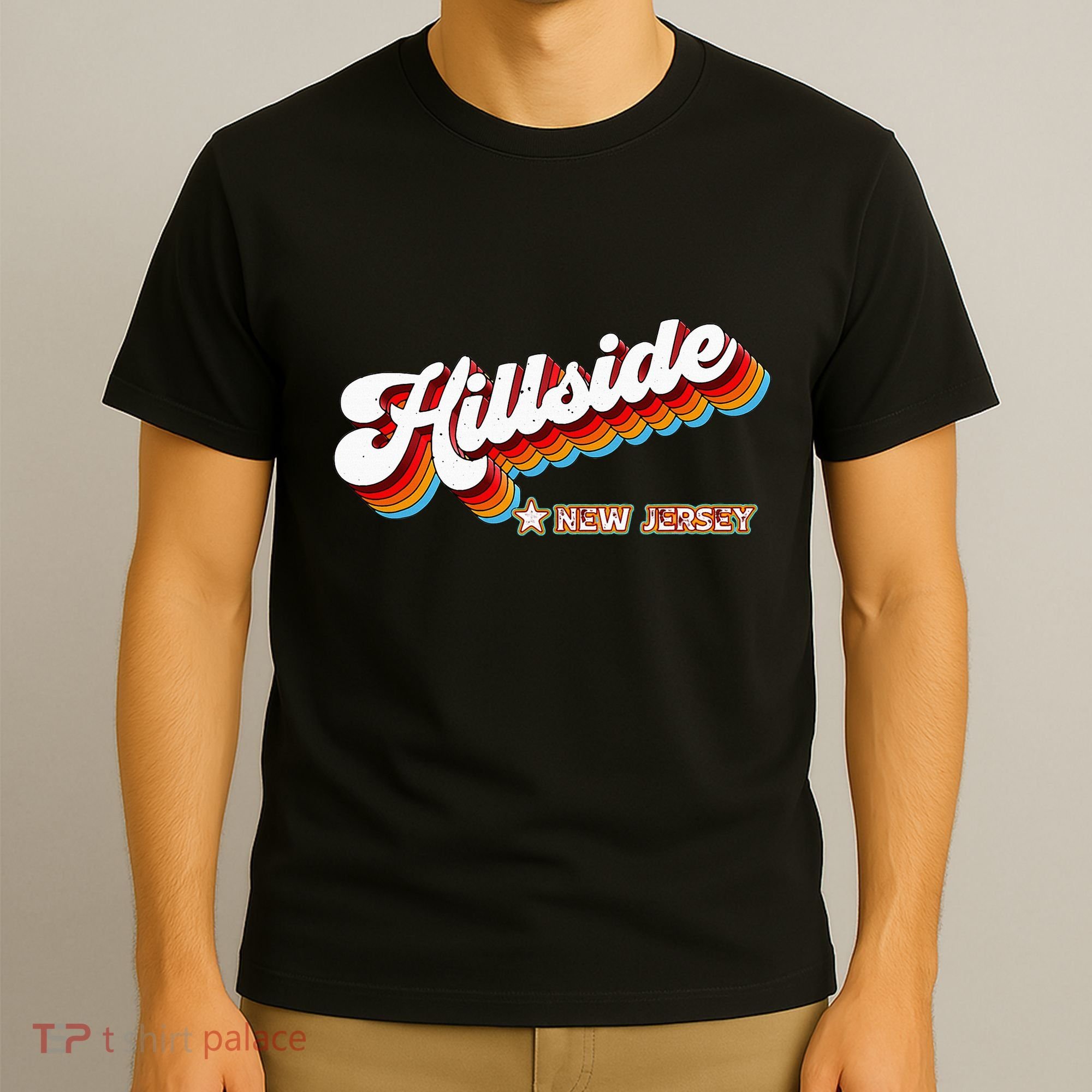 Retro 80s Hillside New Jersey Nj T-Shirt