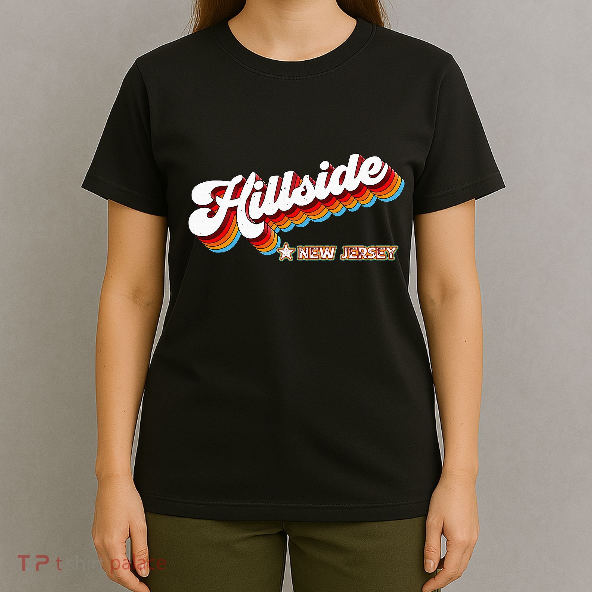 Retro 80s Hillside New Jersey Nj T-Shirt