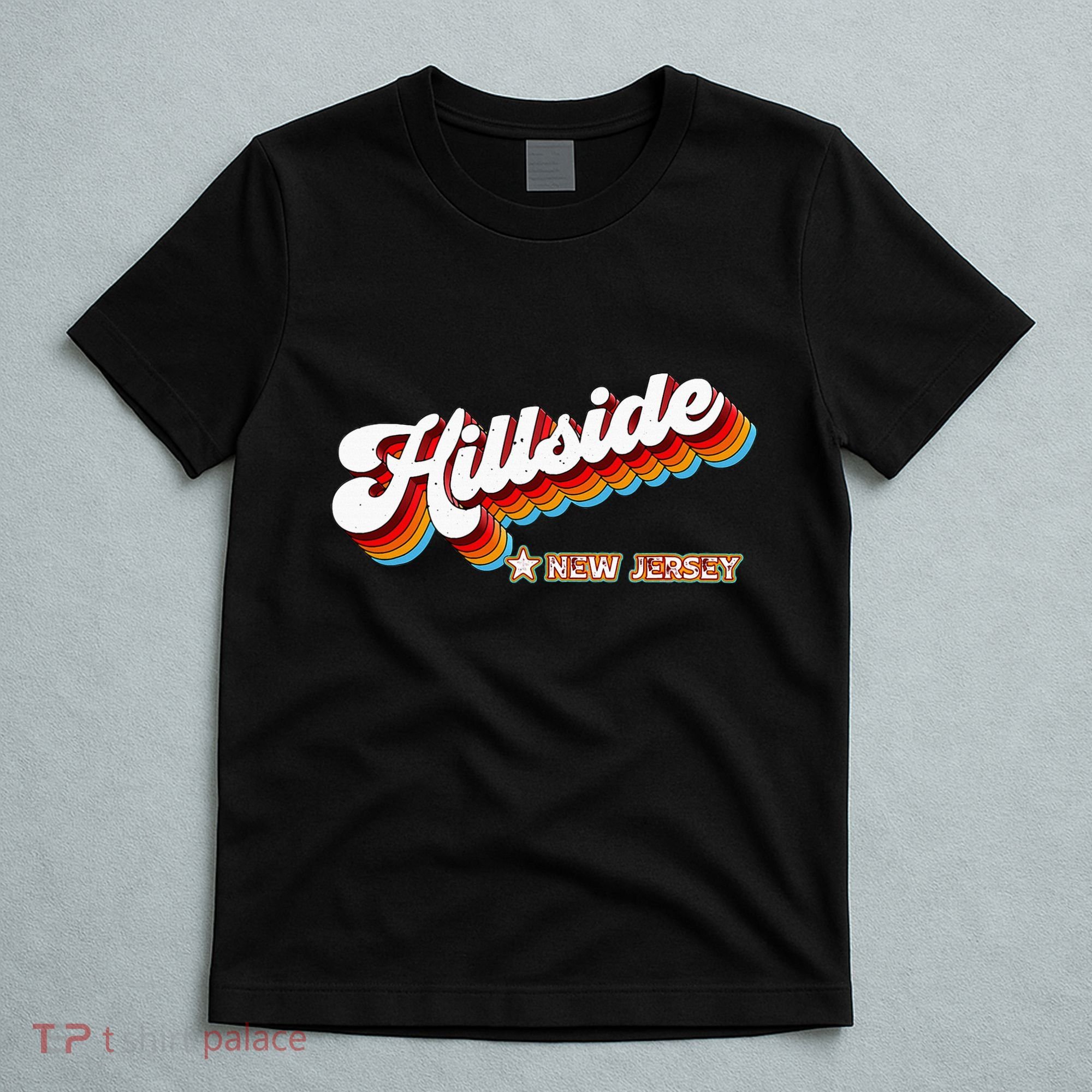 Retro 80s Hillside New Jersey Nj T-Shirt