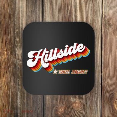 Retro 80s Hillside New Jersey Nj Coaster