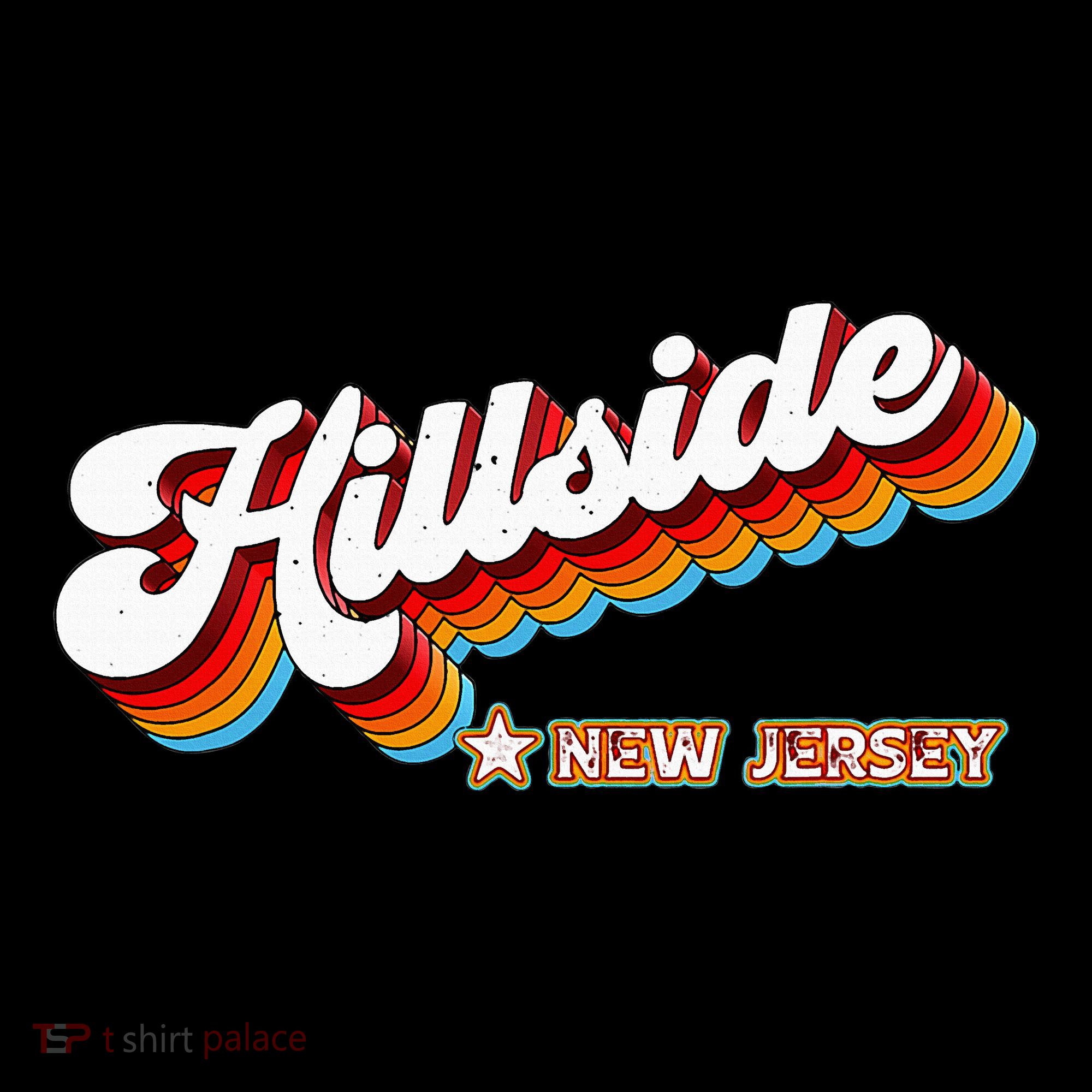 Retro 80s Hillside New Jersey Nj Women's Hoodie