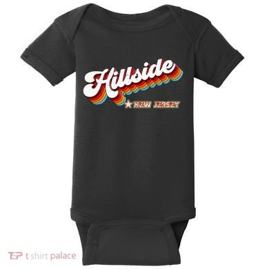 Retro 80s Hillside New Jersey Nj Baby Bodysuit