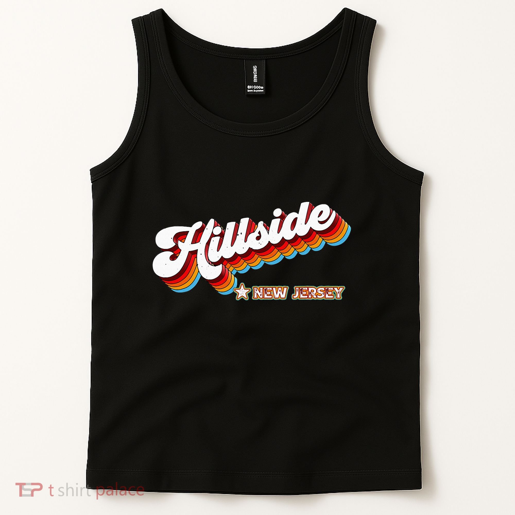 Retro 80s Hillside New Jersey Nj Tank Top