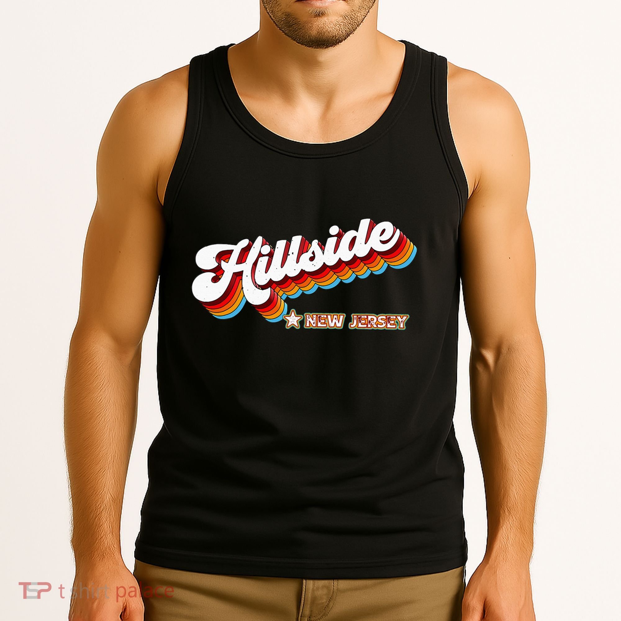 Retro 80s Hillside New Jersey Nj Tank Top