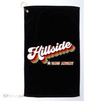 Retro 80s Hillside New Jersey Nj Golf Towel thumb 0
