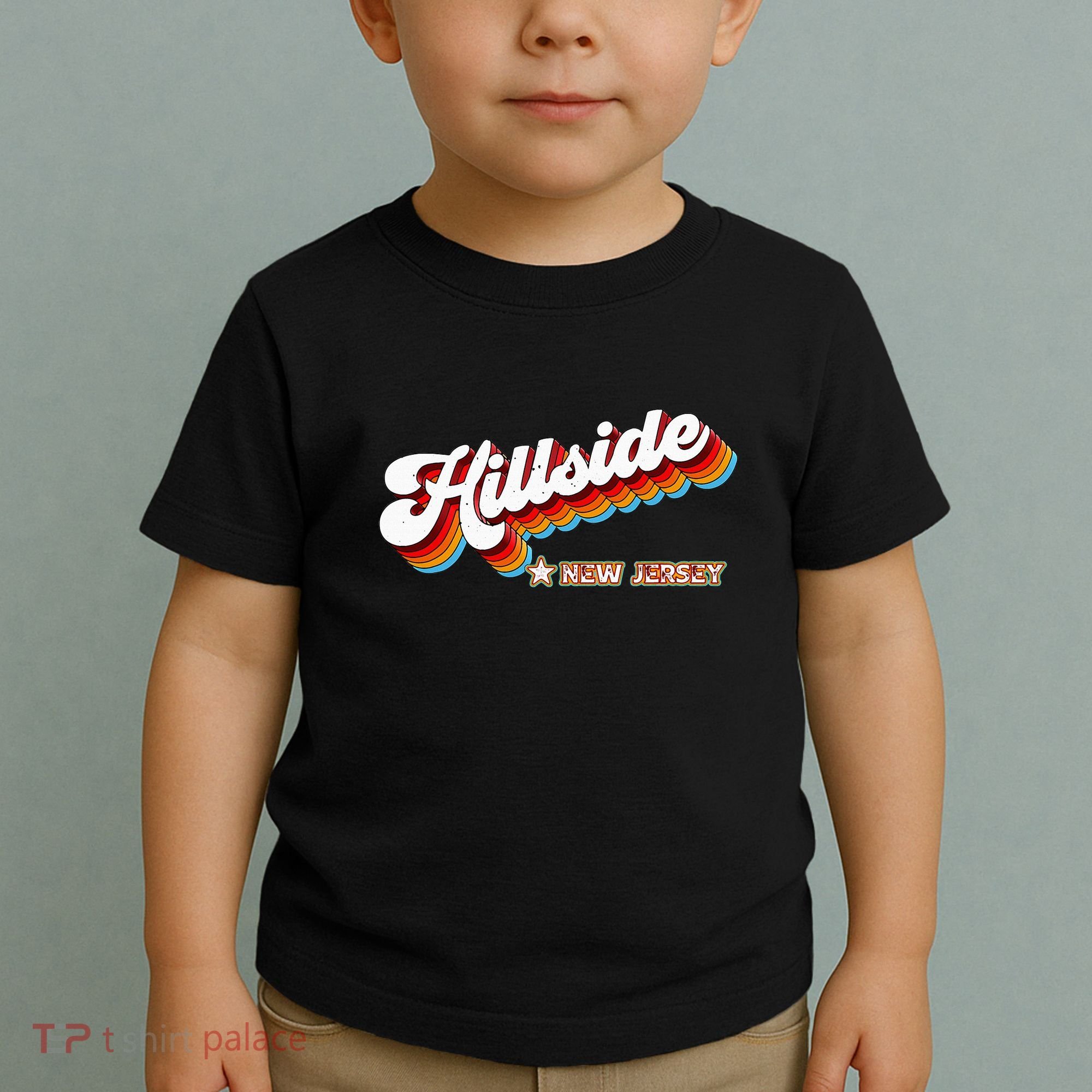Retro 80s Hillside New Jersey Nj Toddler T-Shirt