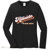 Retro 80s Hillside New Jersey Nj Women's Long Sleeve Shirt thumb 0