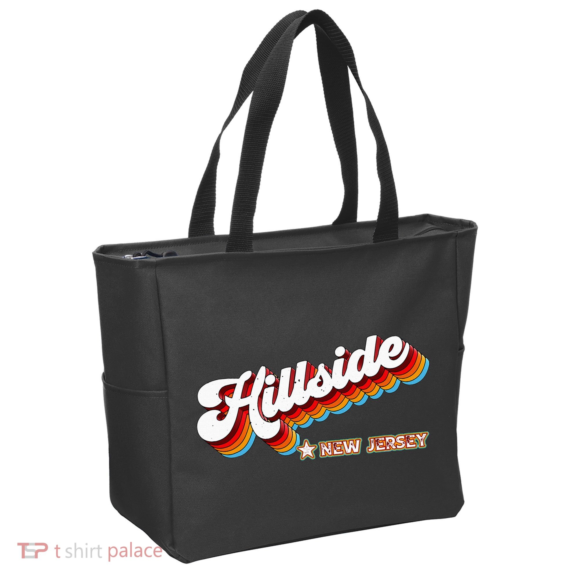 Retro 80s Hillside New Jersey Nj Tote Bag