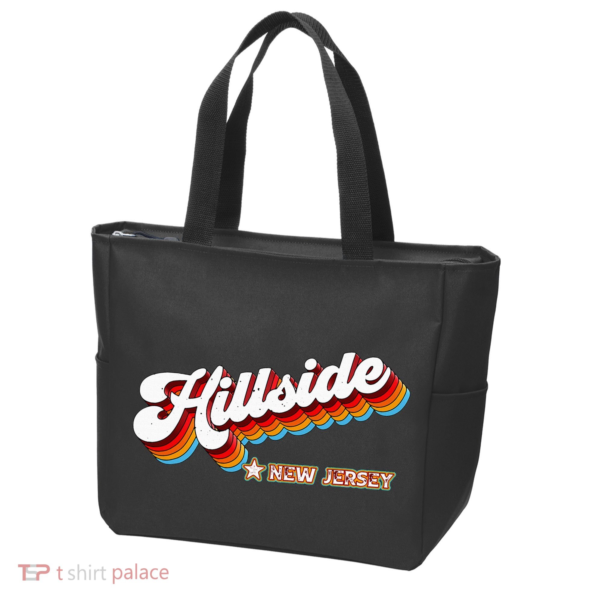 Retro 80s Hillside New Jersey Nj Tote Bag