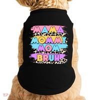 Retro 80's Leopard Print Mama Mommy Mom Bruh Doggie Tank thumb 0