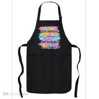 Retro 80's Leopard Print Mama Mommy Mom Bruh Apron thumb 0