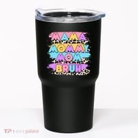 Retro 80's Leopard Print Mama Mommy Mom Bruh Tumbler thumb 0
