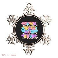 Retro 80's Leopard Print Mama Mommy Mom Bruh Ornament thumb 0