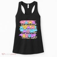 Retro 80's Leopard Print Mama Mommy Mom Bruh Women's Tank Top thumb 0