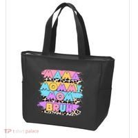 Retro 80's Leopard Print Mama Mommy Mom Bruh Tote Bag thumb 3