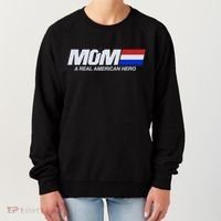 Retro 80's Mom A Real American Hero Women's Sweatshirt thumb 0