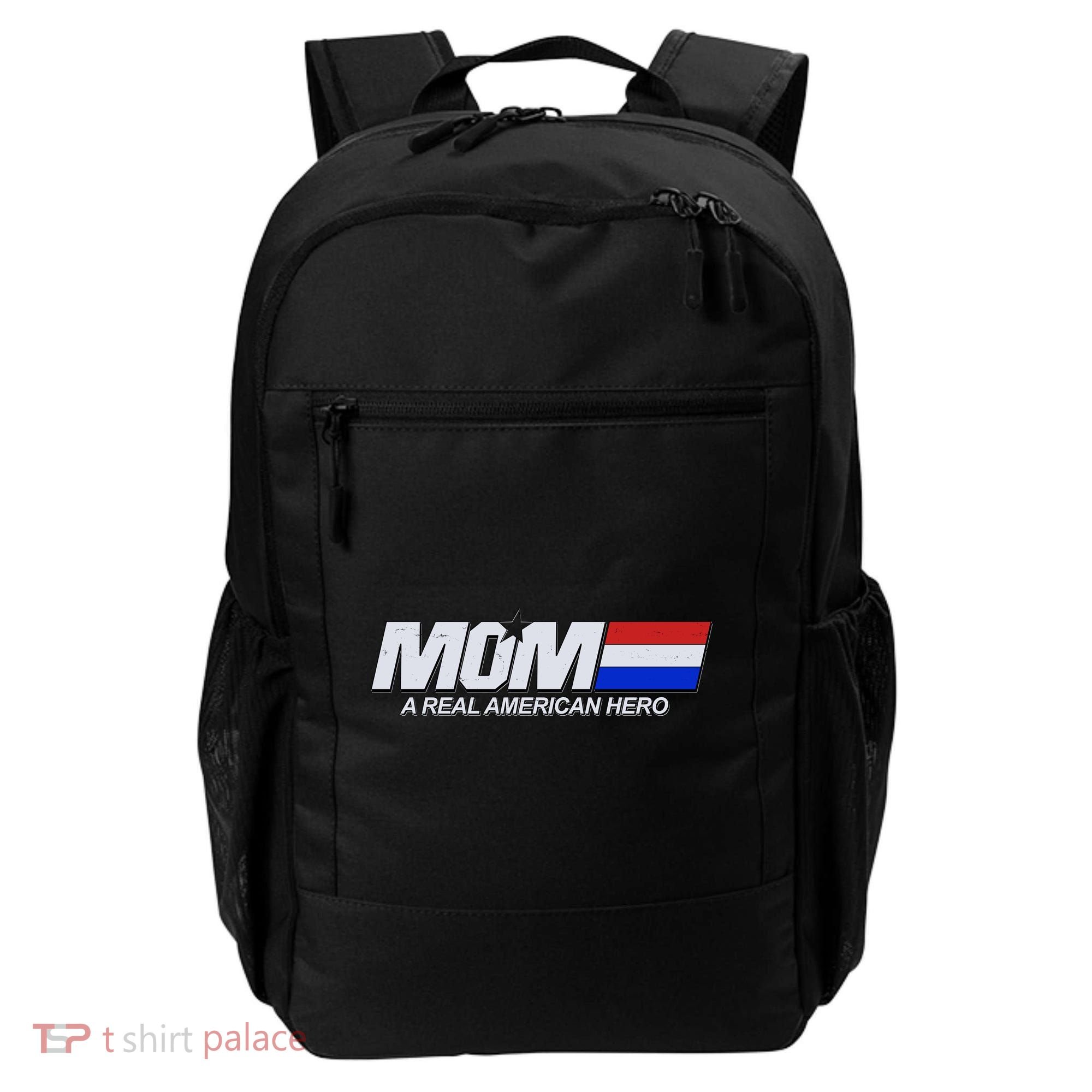 Retro 80's Mom A Real American Hero Backpack