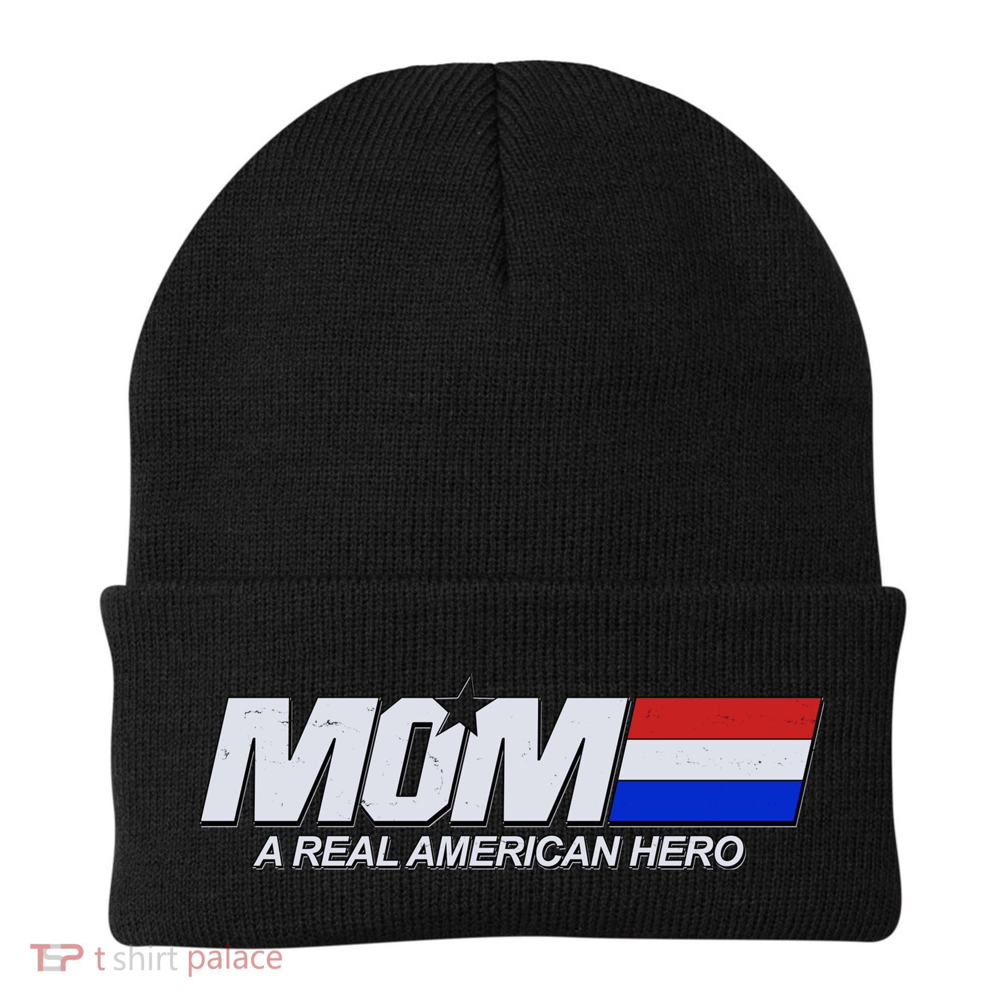 Retro 80's Mom A Real American Hero Beanie