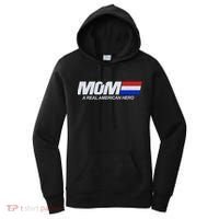 Retro 80's Mom A Real American Hero Women's Hoodie thumb 0