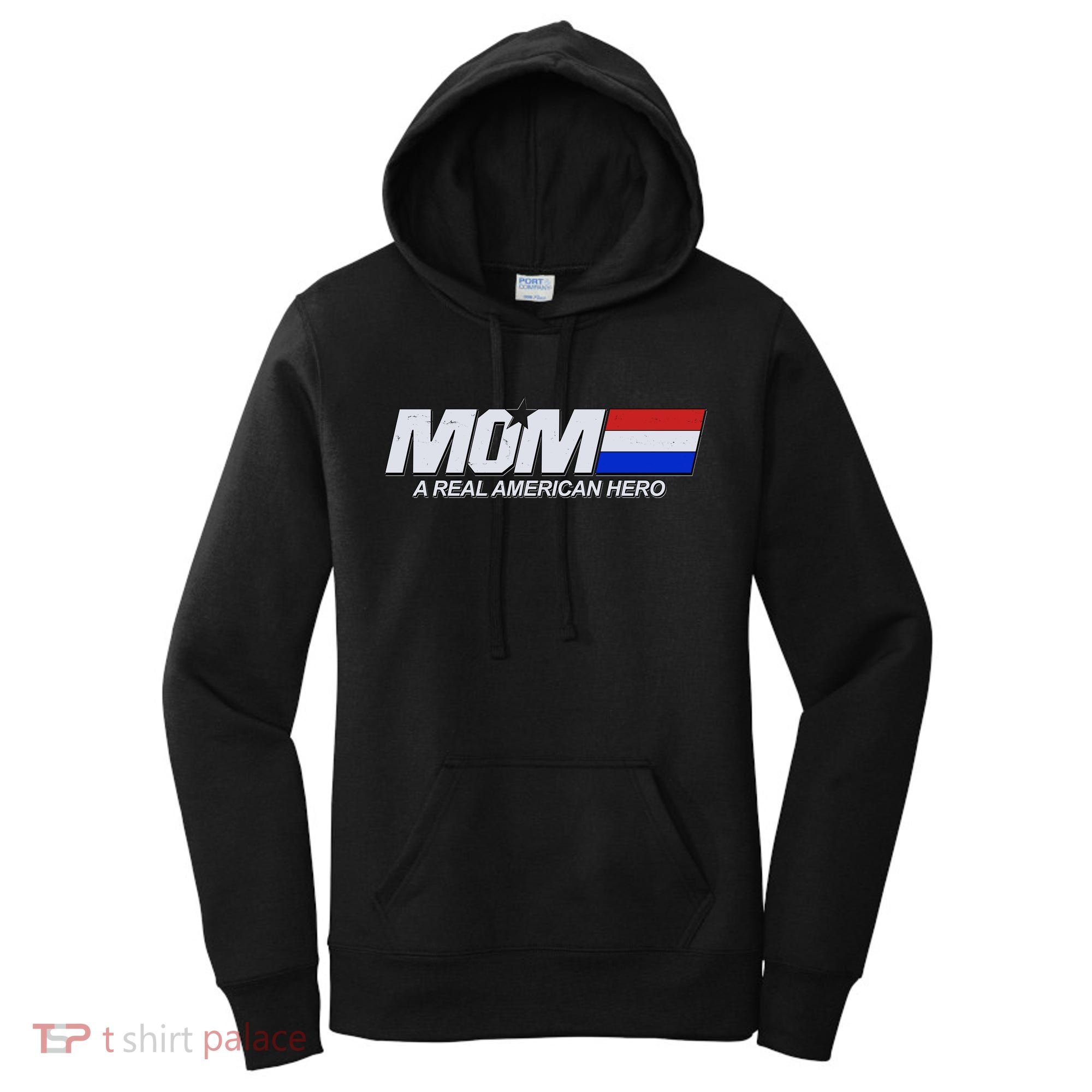 Retro 80's Mom A Real American Hero Women's Hoodie