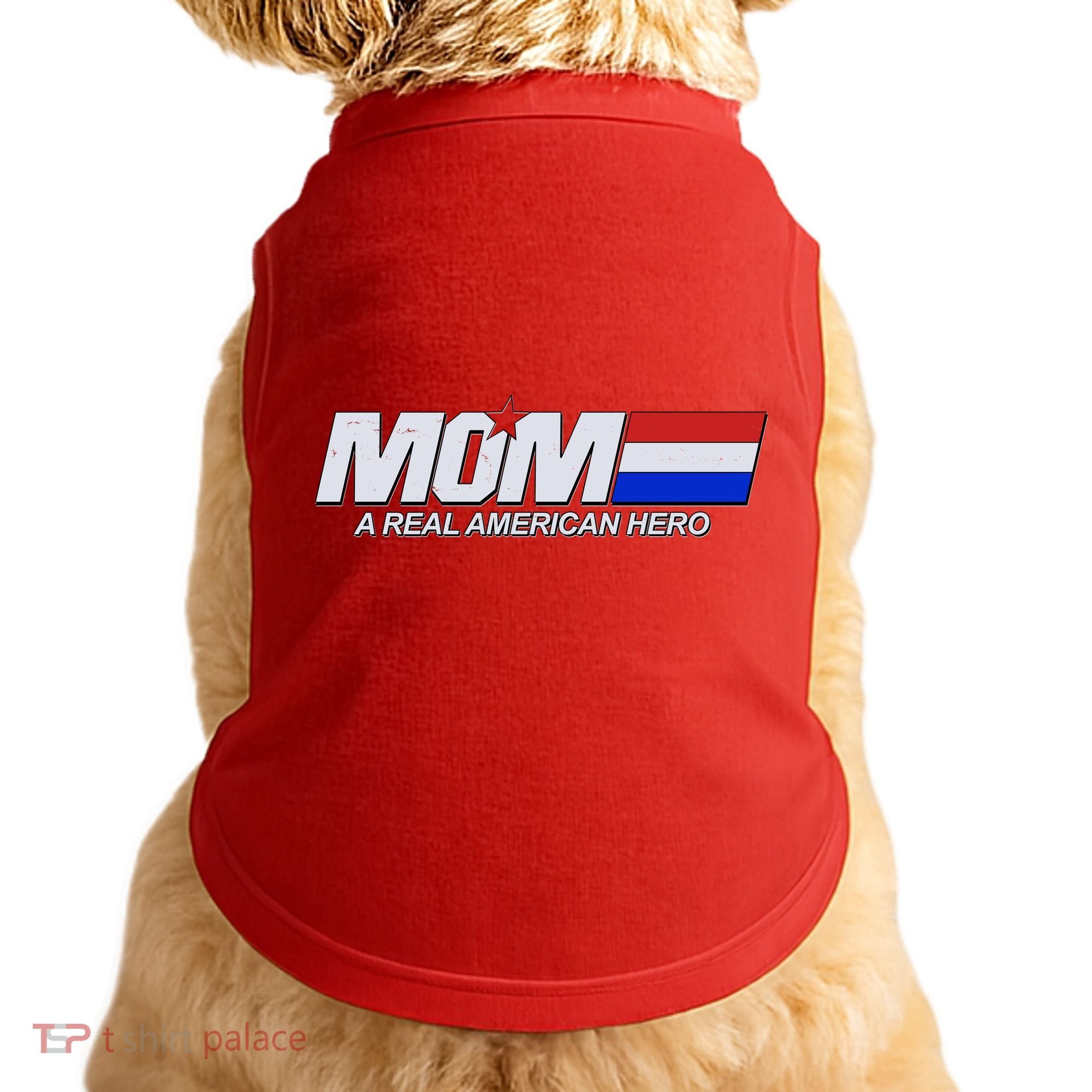 Retro 80's Mom A Real American Hero Doggie Tank
