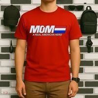 Retro 80's Mom A Real American Hero T-Shirt thumb 6