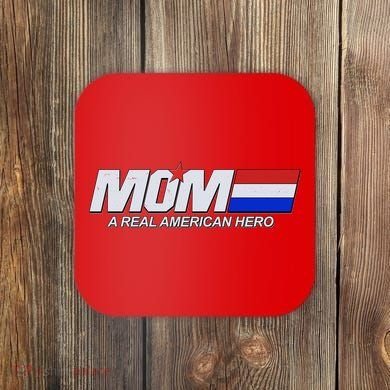 Retro 80's Mom A Real American Hero Coaster