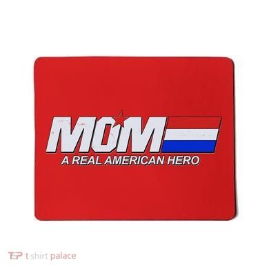 Retro 80's Mom A Real American Hero Mousepad