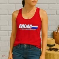 Retro 80's Mom A Real American Hero Women's Tank Top thumb 2