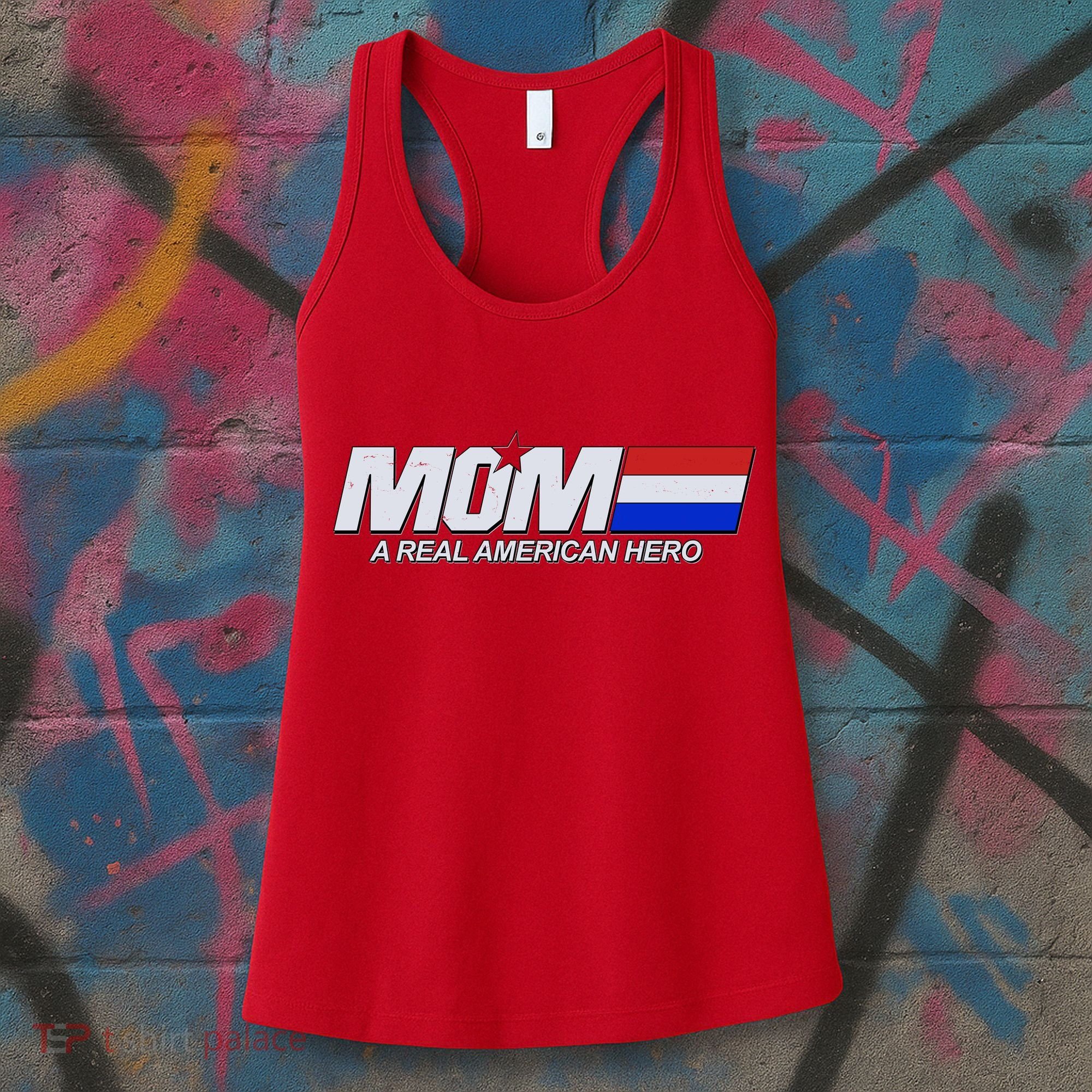 Retro 80's Mom A Real American Hero Women's Tank Top