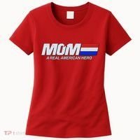 Retro 80's Mom A Real American Hero Women's T-Shirt thumb 0