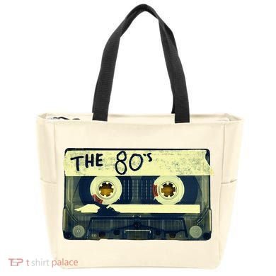 Retro 80S Mix Tape Tote Bag