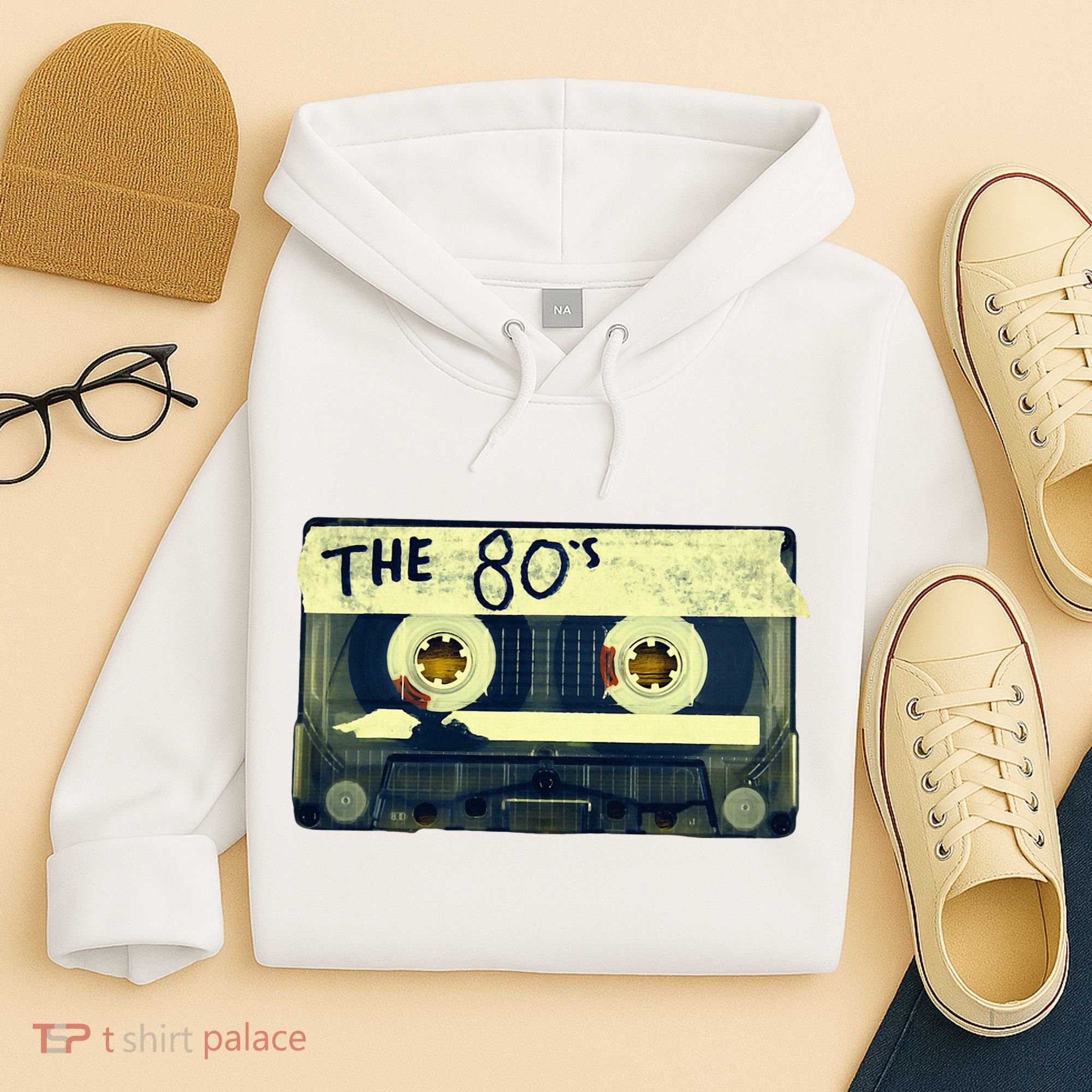 Retro 80S Mix Tape Hoodie