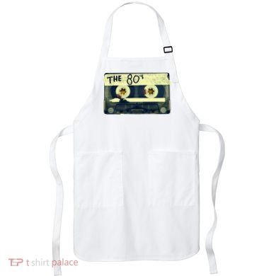 Retro 80S Mix Tape Apron