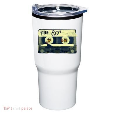 Retro 80S Mix Tape Tumbler