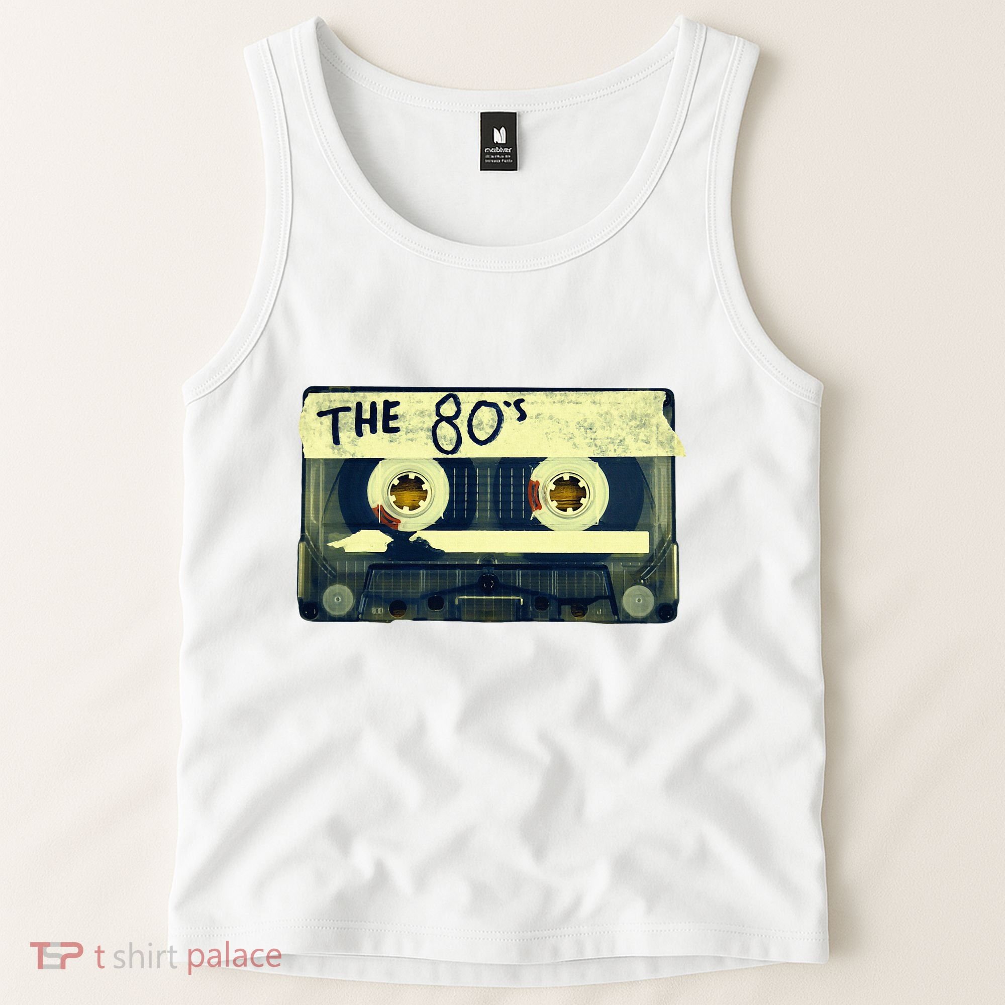 Retro 80S Mix Tape Tank Top
