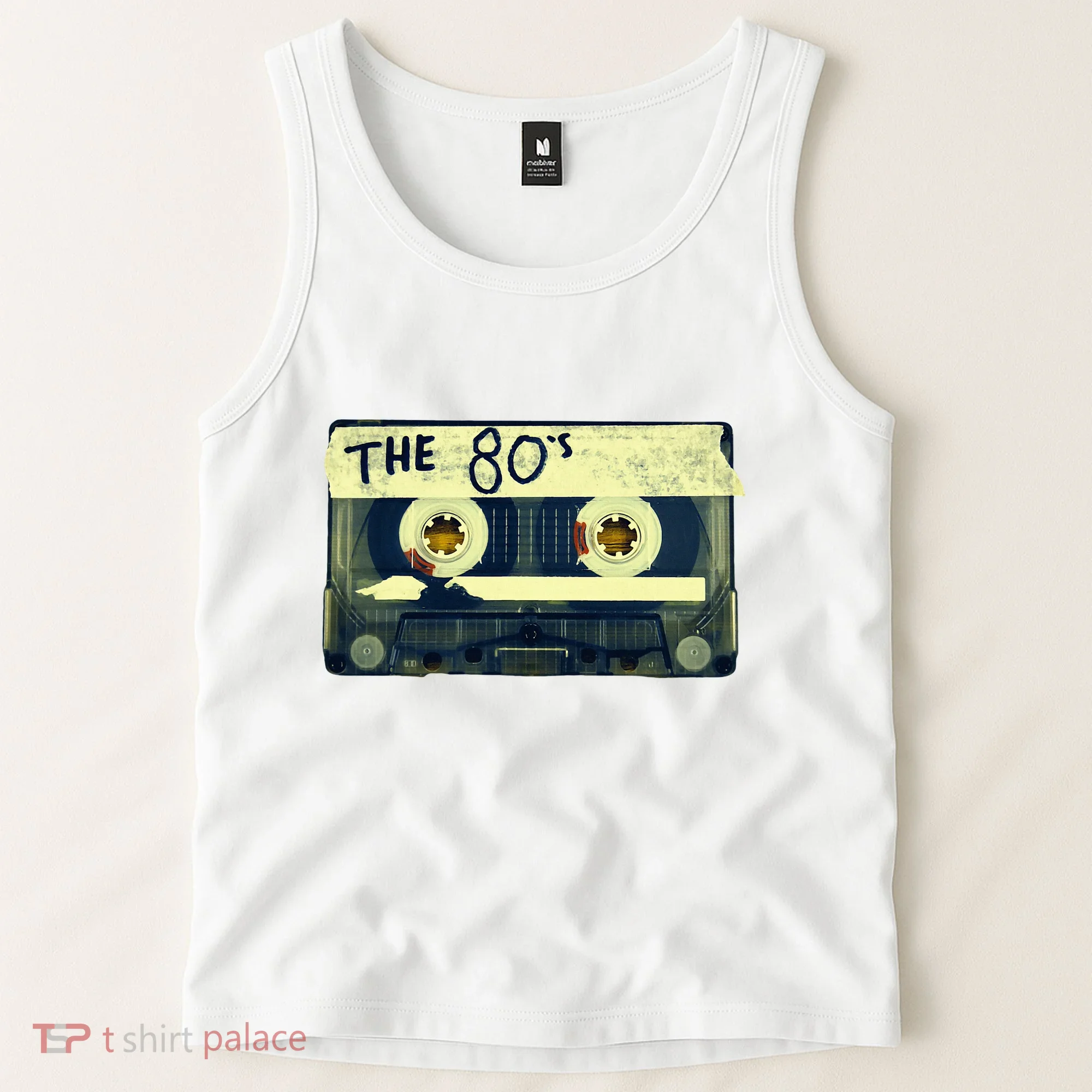 Retro 80S Mix Tape Tank Top