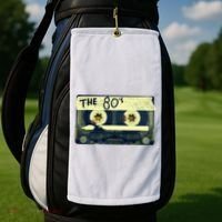 Retro 80S Mix Tape Golf Towel thumb 2