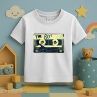Retro 80S Mix Tape Toddler T-Shirt thumb 3