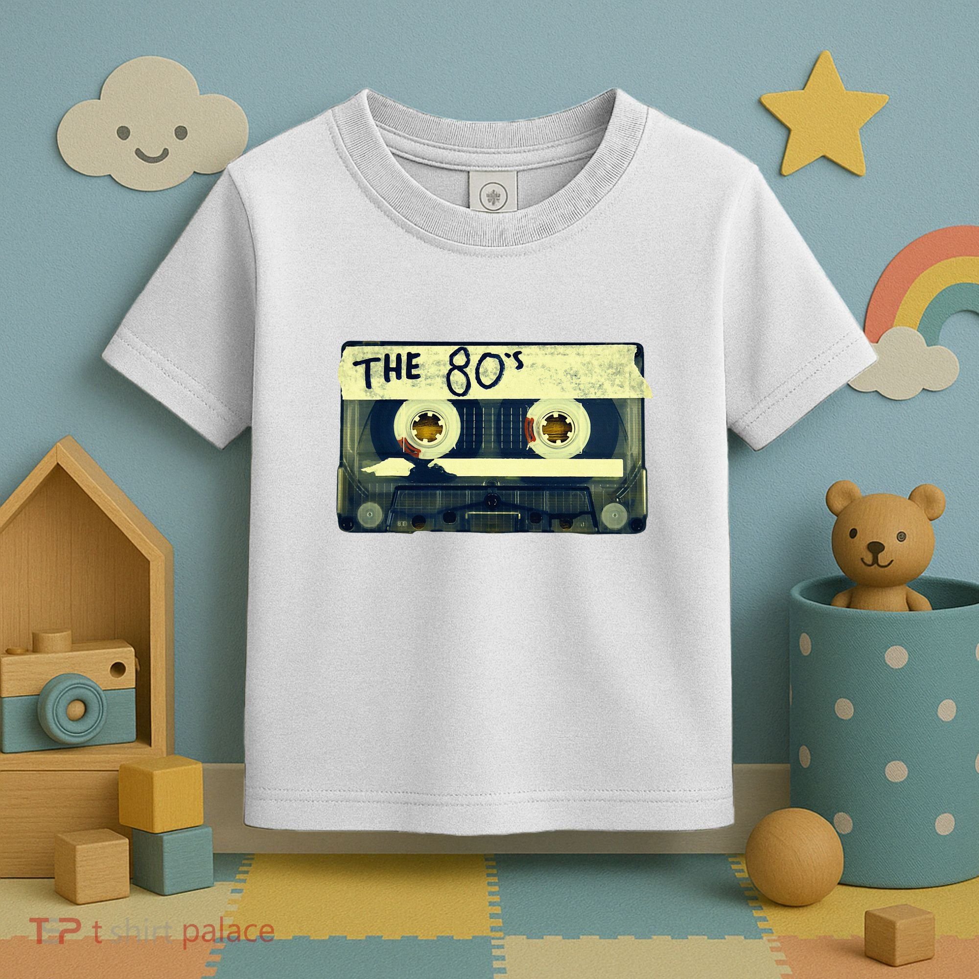 Retro 80S Mix Tape Toddler T-Shirt