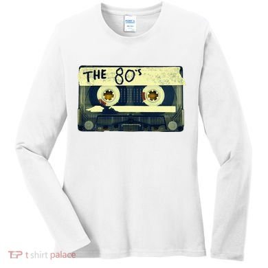 Retro 80S Mix Tape Women's Long Sleeve Shirt