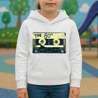 Retro 80S Mix Tape Kids Hoodie thumb 3