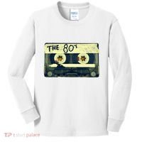 Retro 80S Mix Tape Kids Long Sleeve Shirt thumb 0