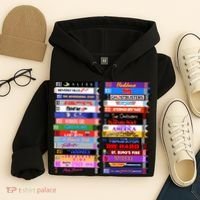 Retro 80s Movies Vhs Stacks Hoodie thumb 4