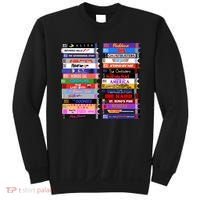 Retro 80s Movies Vhs Stacks Sweatshirt thumb 0