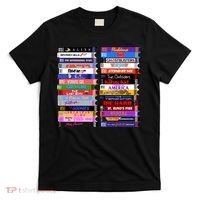 Retro 80s Movies Vhs Stacks T-Shirt thumb 0