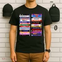 Retro 80s Movies Vhs Stacks T-Shirt thumb 6